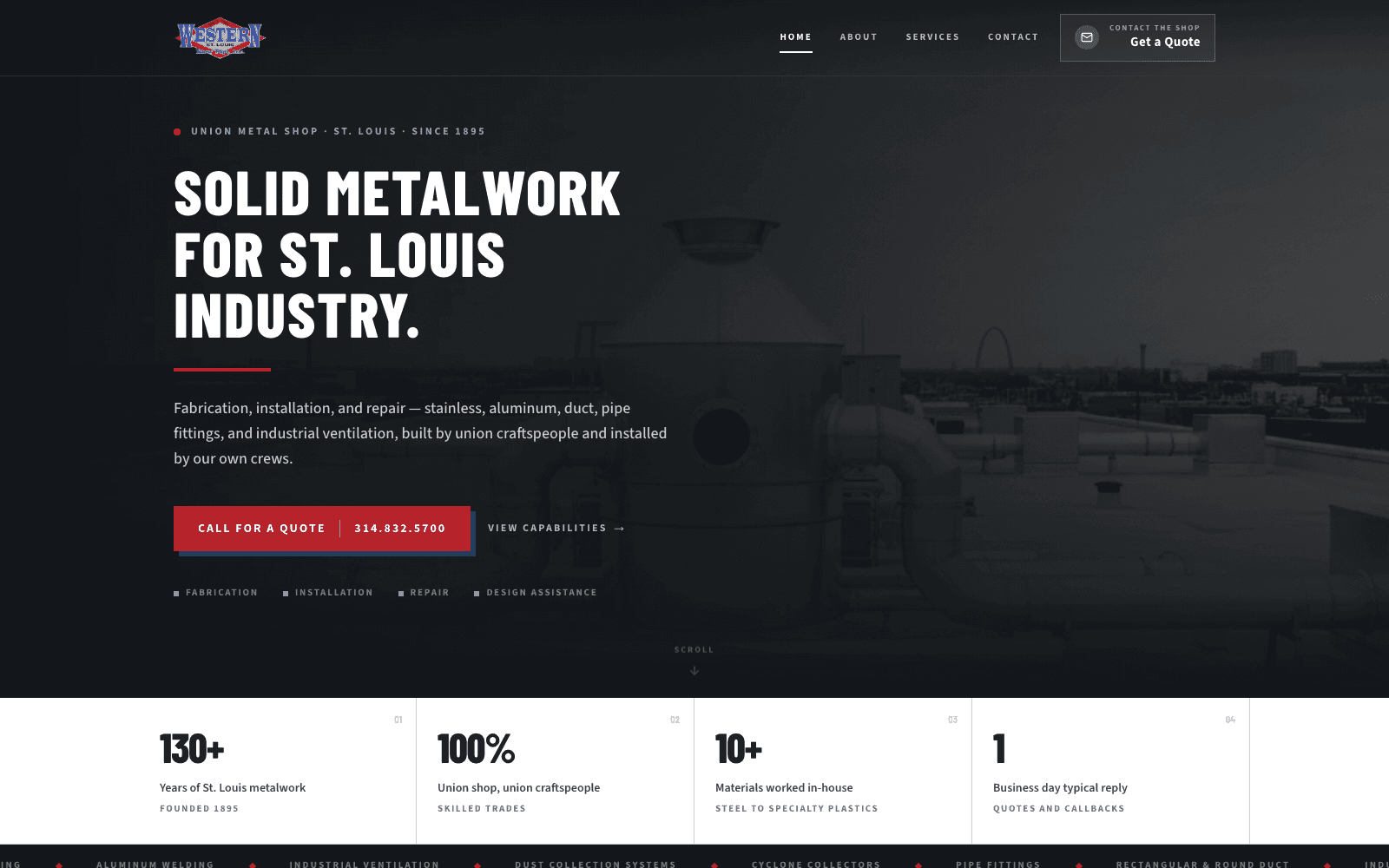 Western Blow Pipe website homepage